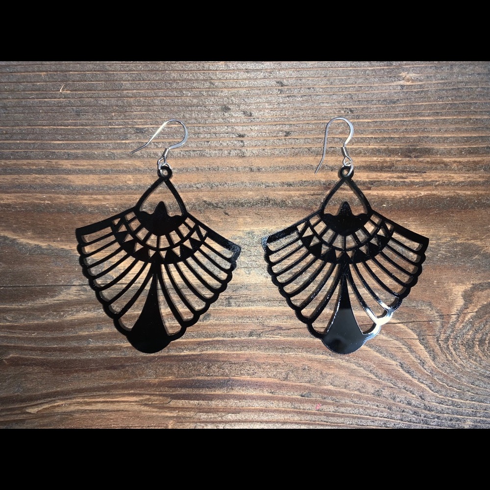 Custom earring made by me In the wind creations